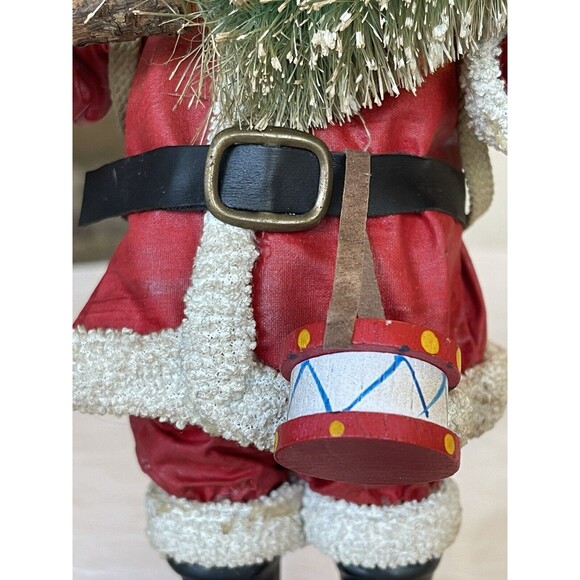 Clothique Possible Dreams Christmas Santa W Christmas Tree Gifts Drum 10" 2004 - Picture 9 of 13